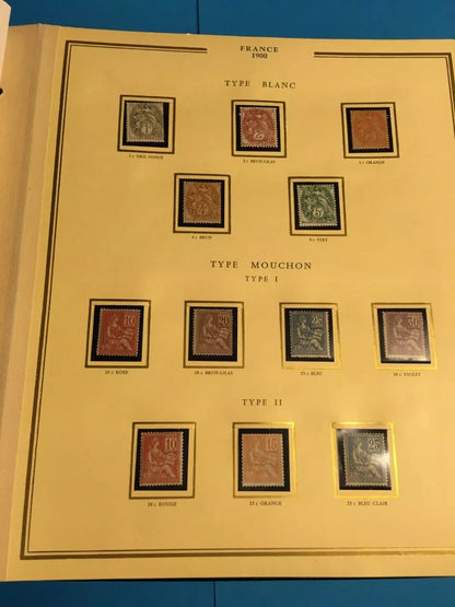 Collection Timbres Neufs France 1900-1940 — Album Ceres Presidence