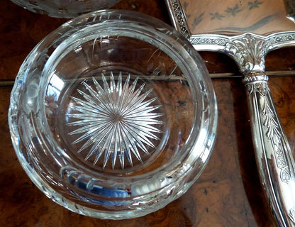 Nécessaire Toilette Ancien Sterling 11 Pièces R&B Co