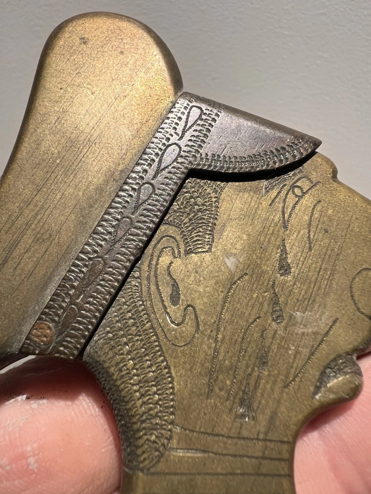 Briquet de tranchée Kronprinz – Laiton et cuivre, Trench Art WW1