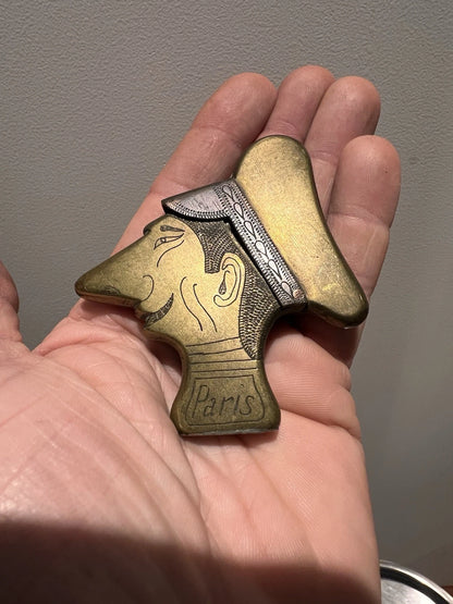Briquet de tranchée Kronprinz – Laiton et cuivre, Trench Art WW1