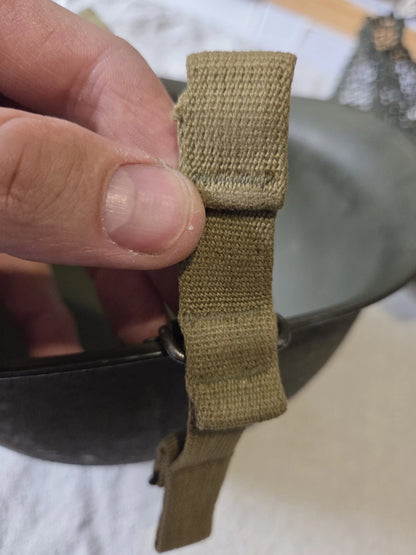 Casque US M1 Paratrooper Airborne WW2 avec Filet Britannique
