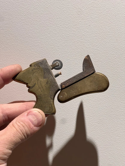 Briquet de tranchée Kronprinz – Laiton et cuivre, Trench Art WW1