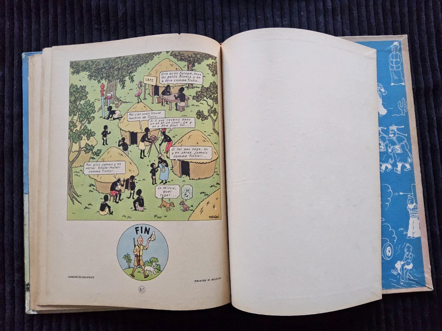 Tintin – Au Congo – B1 – Originale Première Édition Couleur – 1946