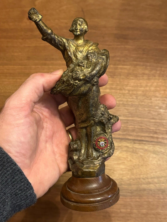 Mascotte Automobile Club de Nice — Bronze Patiné