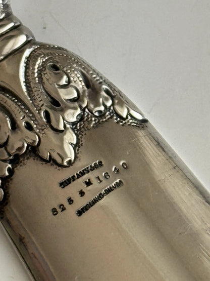 Chausse-Pied Tiffany & Co Sterling Argent Repoussé Floral
