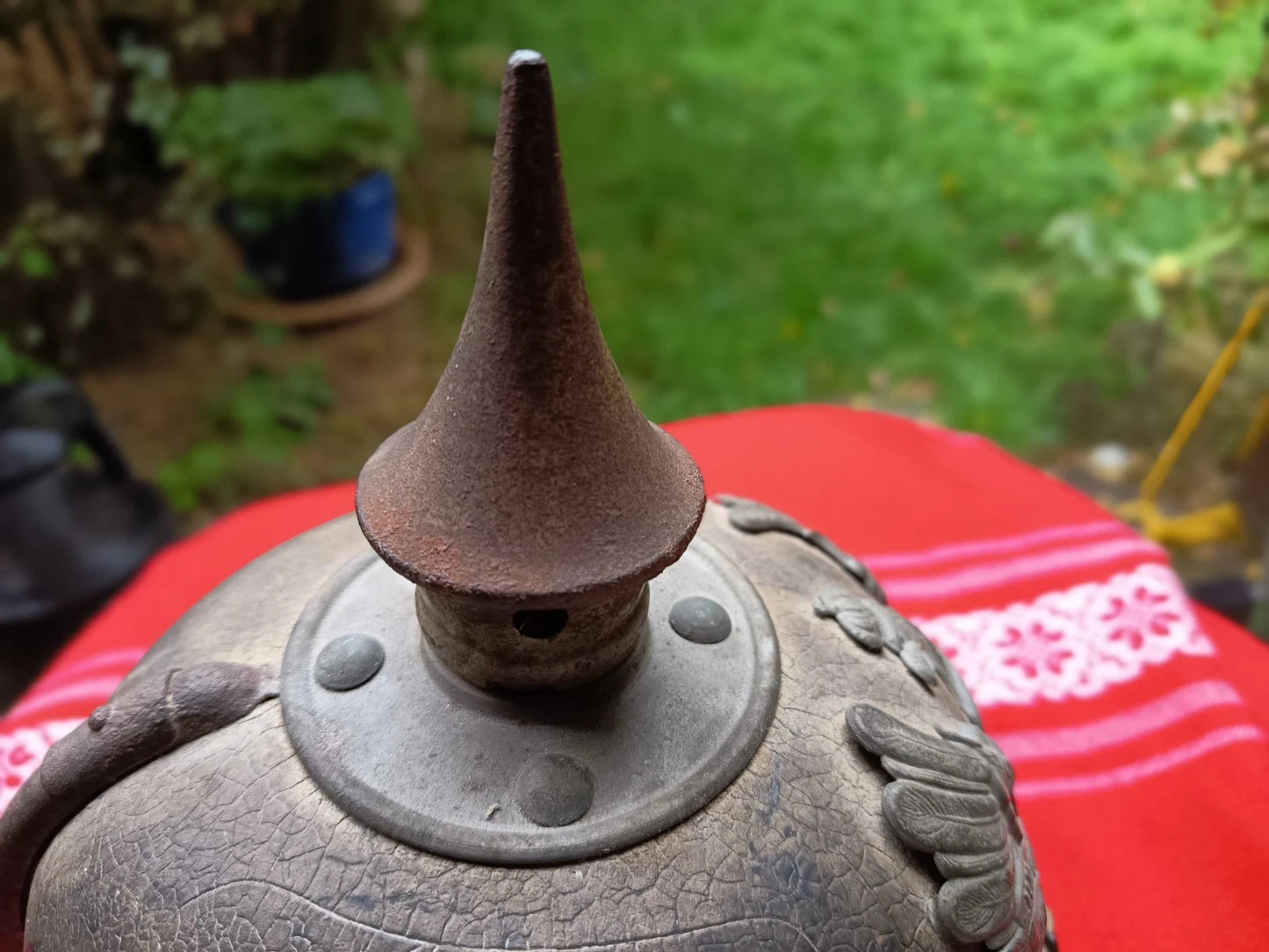 Casque à Pointe Prussien Authentique 1916 WW1 – Pickelhaube