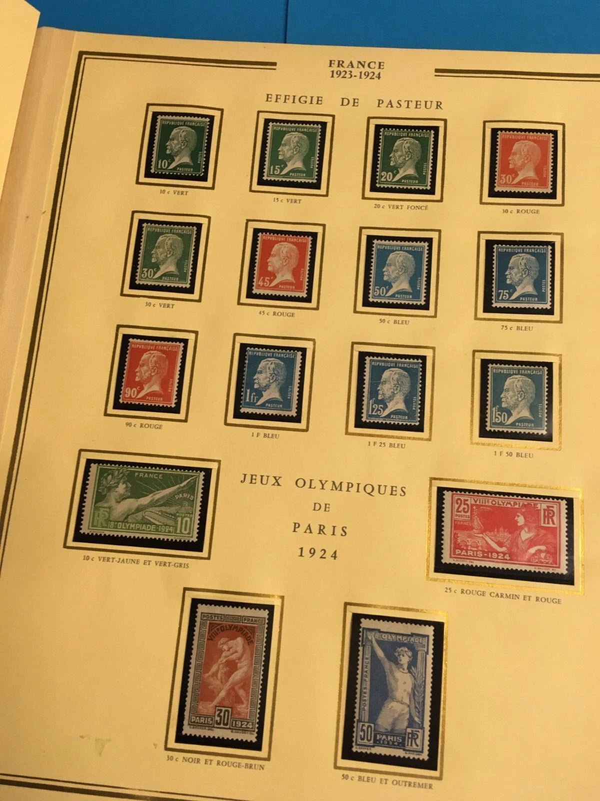 Collection Timbres Neufs France 1900-1940 — Album Ceres Presidence