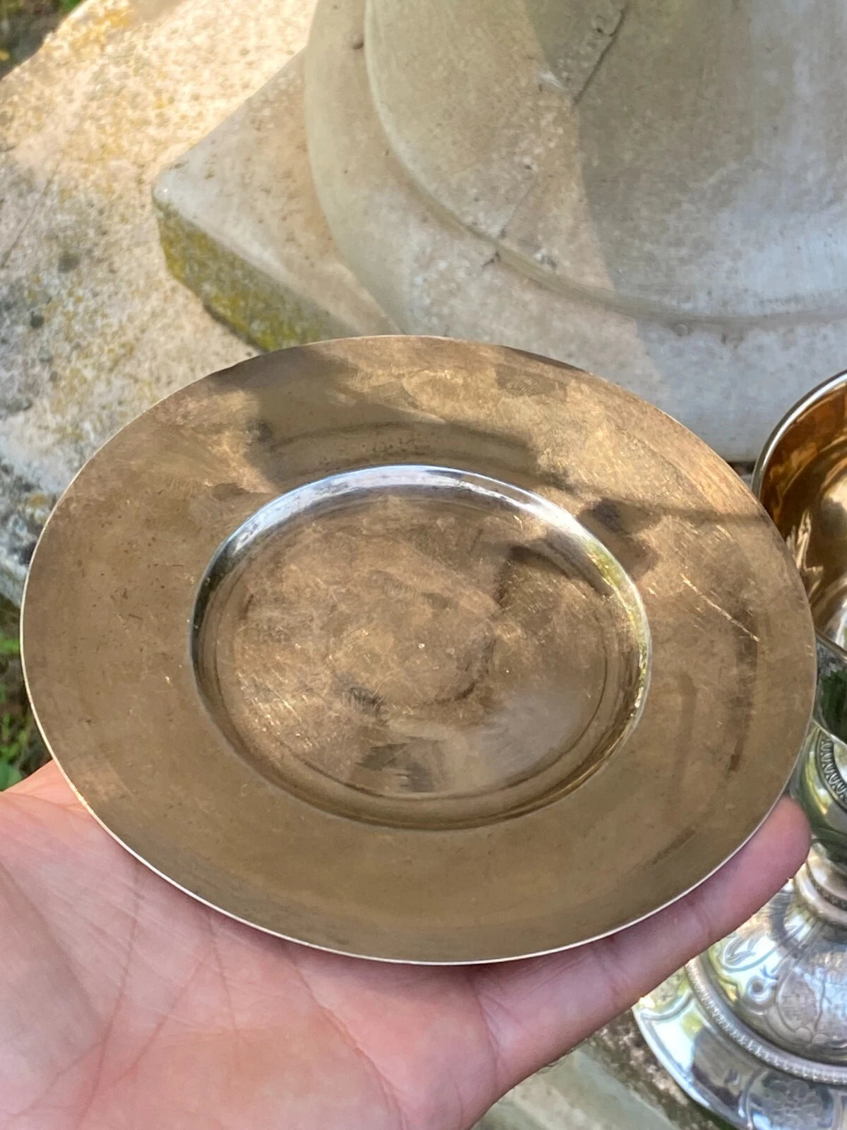 Calice et Patène Argent Époque Charles X Orfèvrerie Sacrée Liturgie