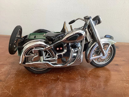 Moto Side-Car Marusan Sunbeam Litho Étain