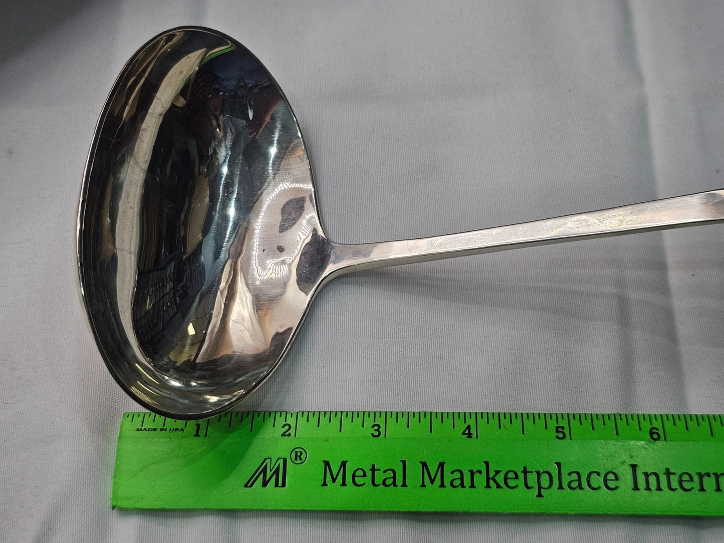 Louche Géante O.N.C. Sterling Argent Massif Forgé Main