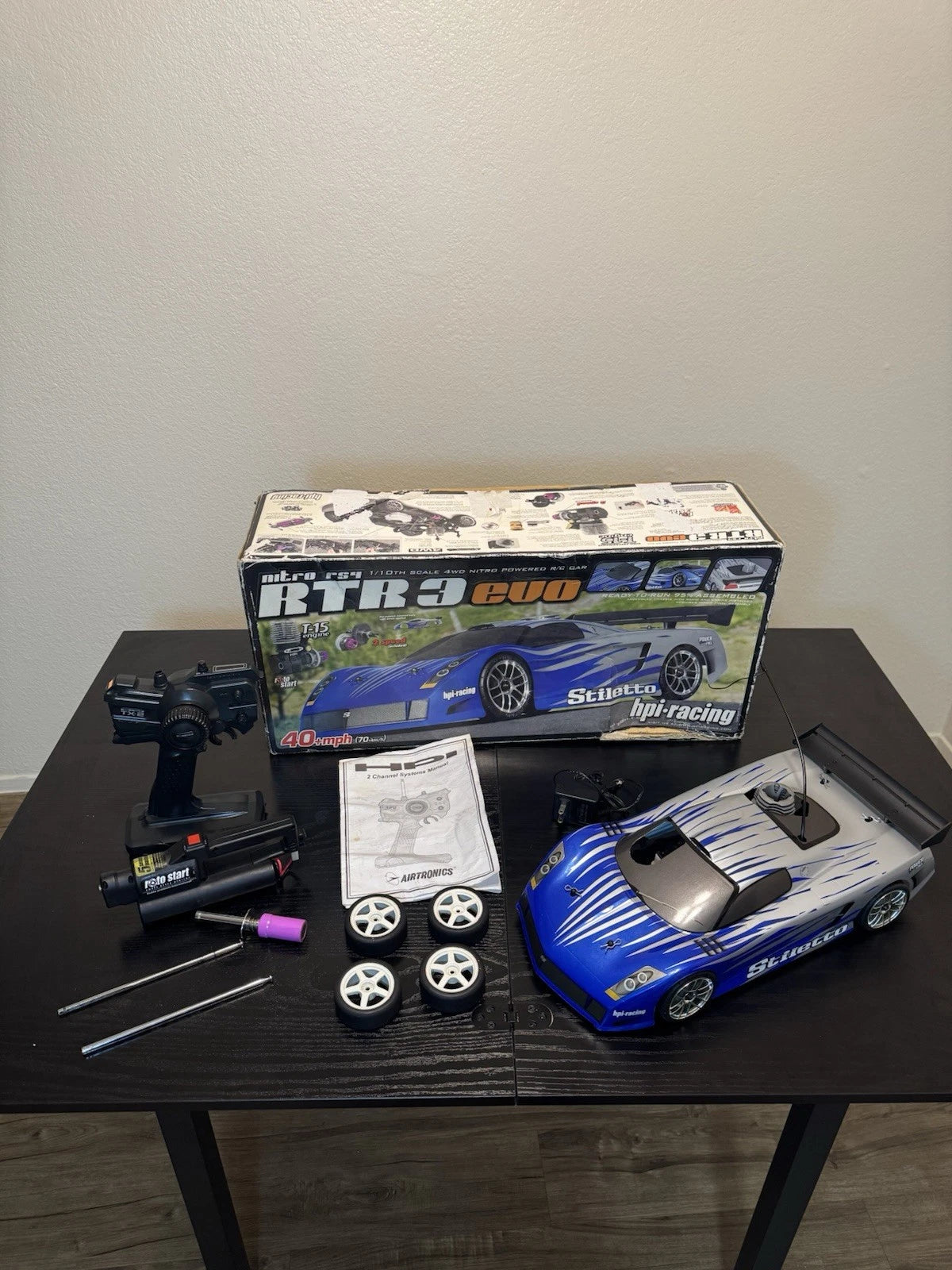 HPI Nitro RS4 3 Evo 1/10 4WD Stiletto RTR
