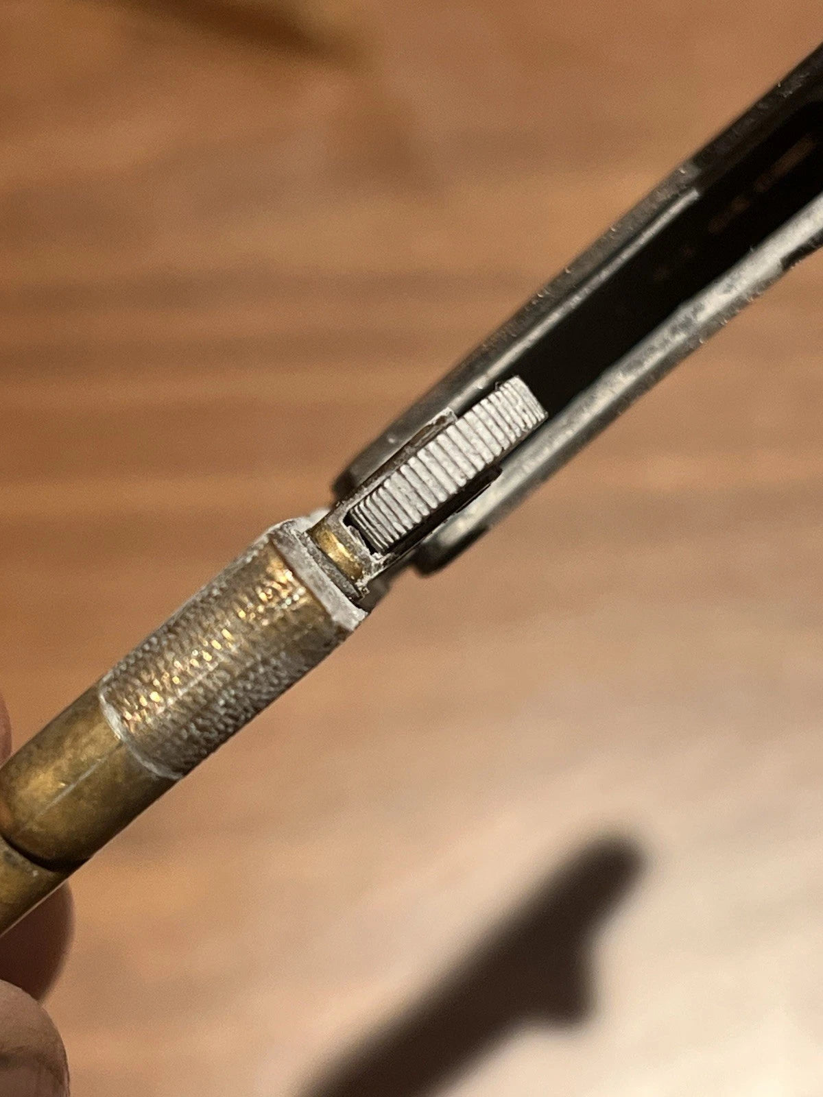 Briquet de tranchée Kronprinz – Laiton et cuivre, Trench Art WW1