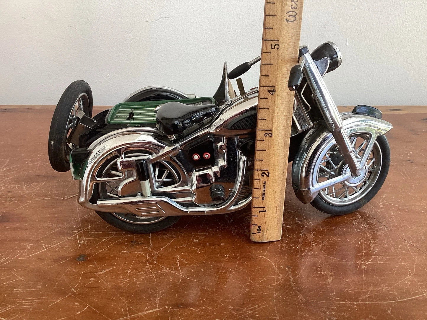 Moto Side-Car Marusan Sunbeam Litho Étain