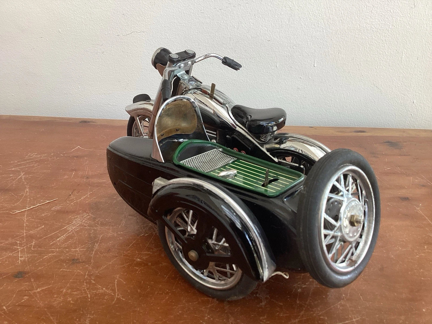 Moto Side-Car Marusan Sunbeam Litho Étain