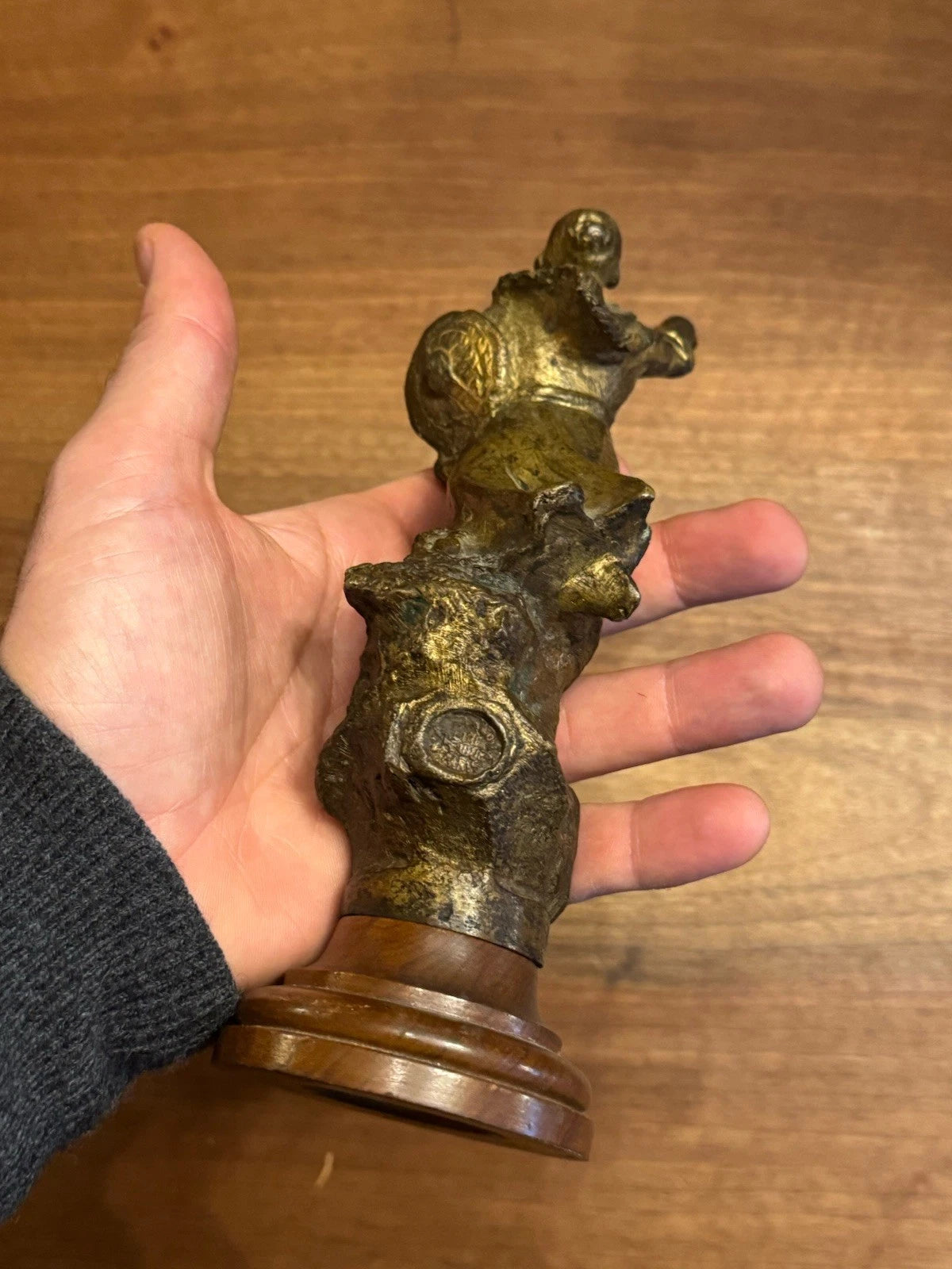Mascotte Automobile Club de Nice – Bronze Patiné – Vintagerie