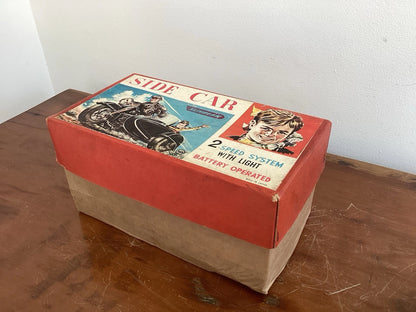 Moto Side-Car Marusan Sunbeam Litho Étain