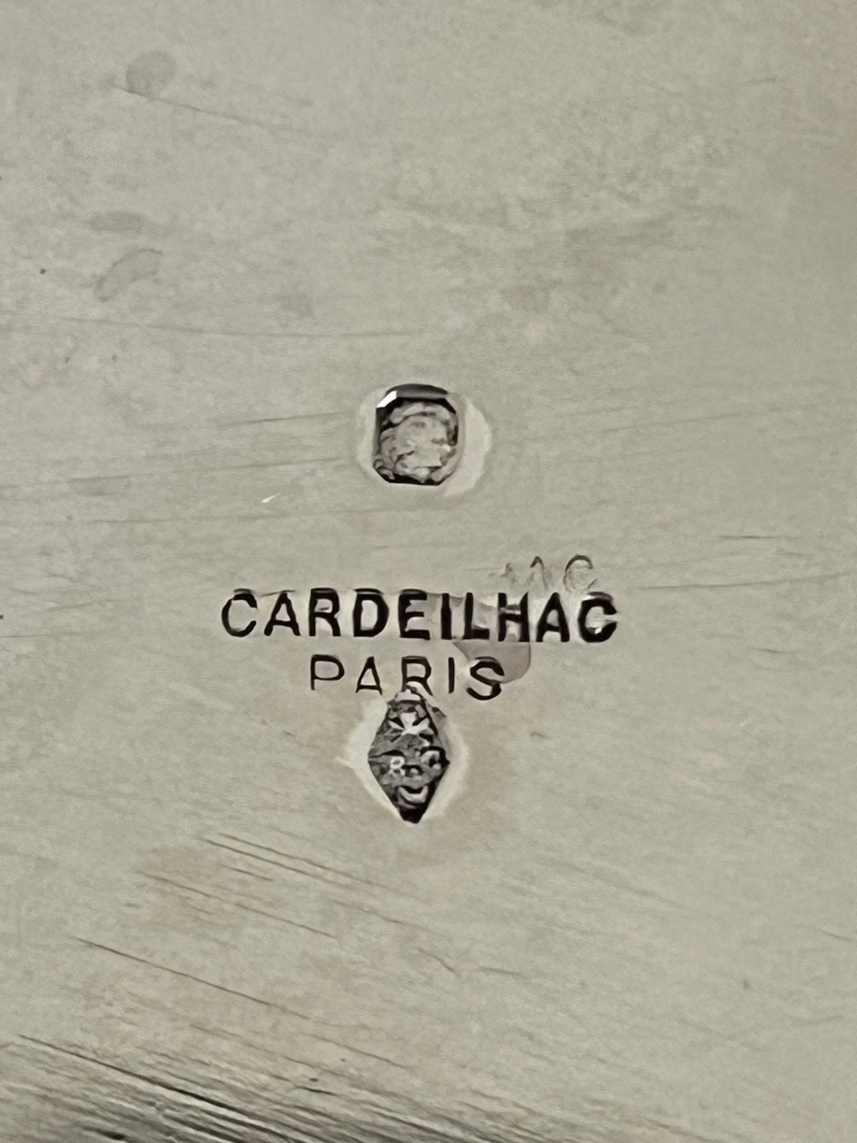 Plat Service Argent Massif Cardeilhac Louis XV