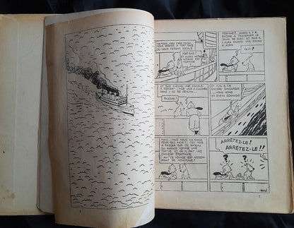 Tintin – Les Cigares du Pharaon – N&B – A6/A16 – 1938/1941
