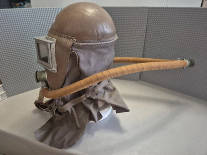 Rare Casque Masque à Gaz Pompier Militaire