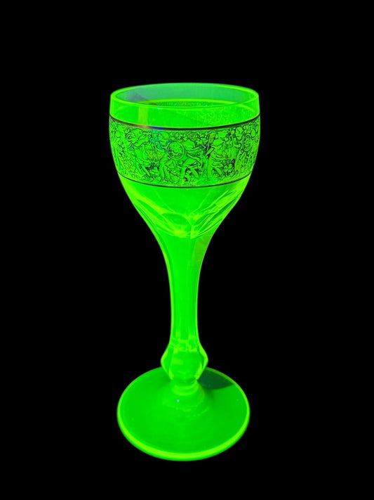 Coupe Art Déco Bohème Tchèque Moser - Signée Karlsbad