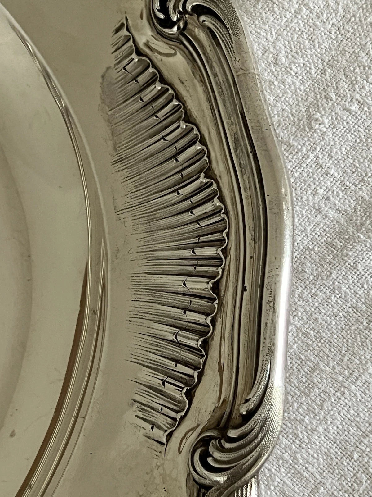 Plat Service Argent Massif Cardeilhac Louis XV