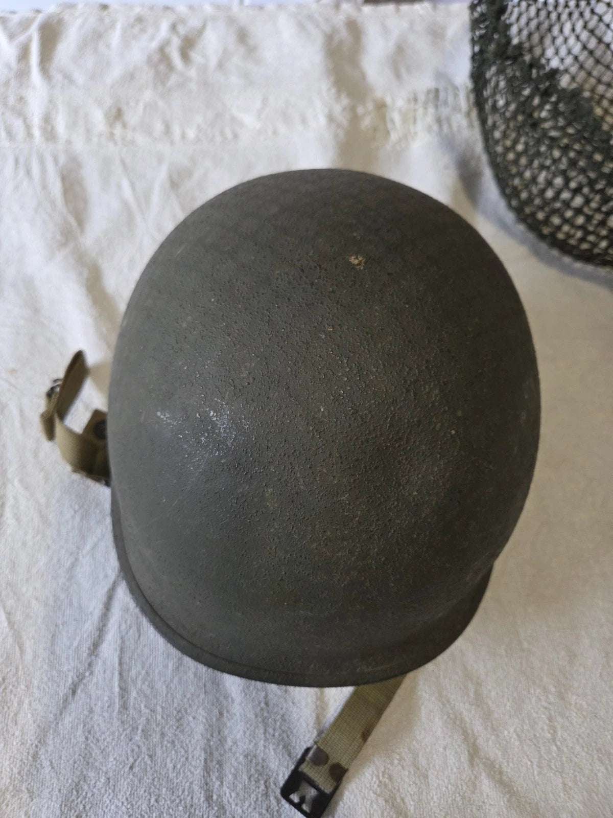 Casque US M1 Paratrooper Airborne WW2 avec Filet Britannique