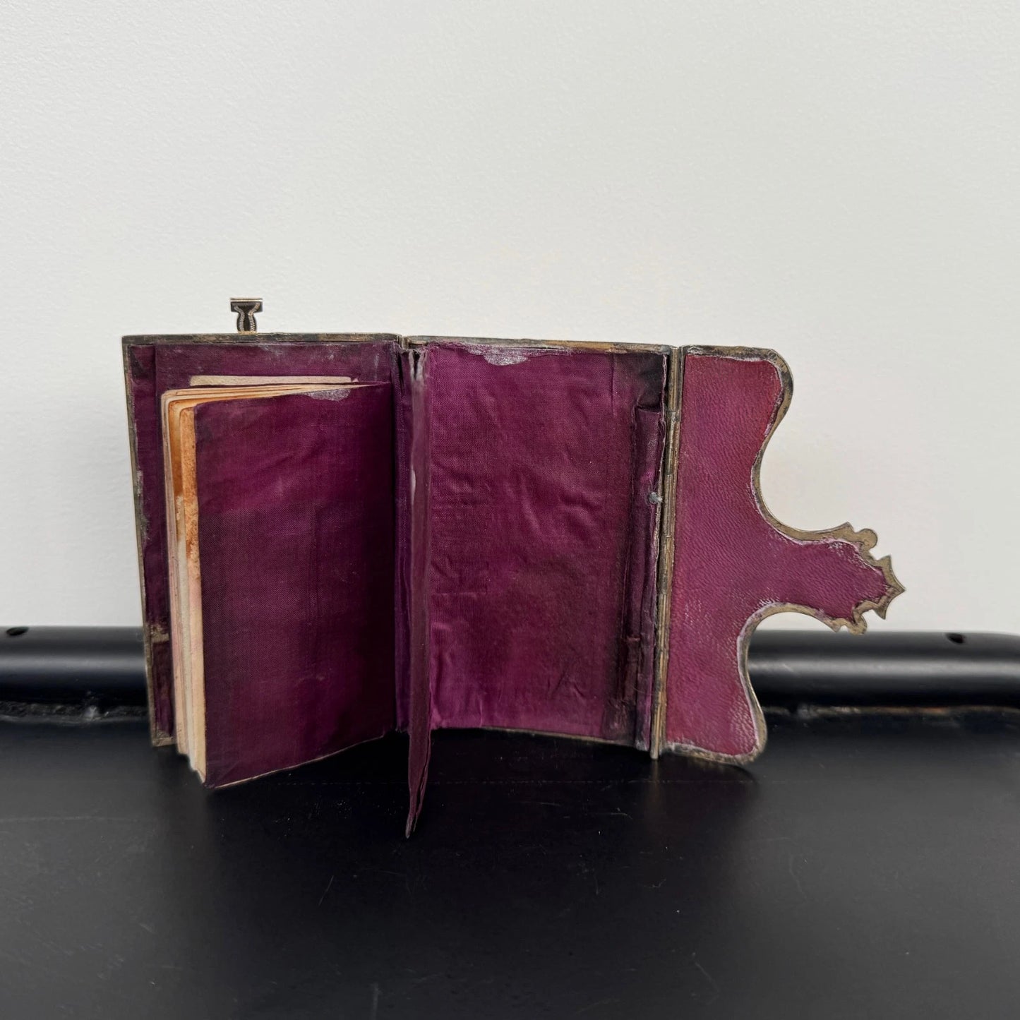 Carnet de Bal Argent Cloisonné XIXe Napoléon III