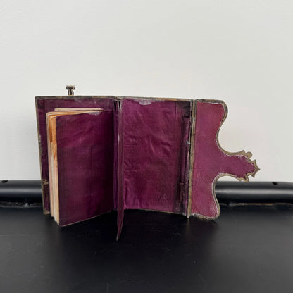 Carnet de Bal Argent Cloisonné XIXe Napoléon III