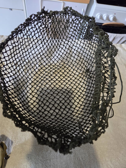 Casque US M1 Paratrooper Airborne WW2 avec Filet Britannique