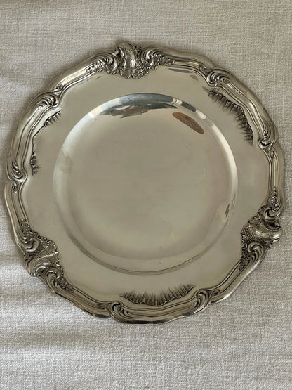 Plat Service Argent Massif Cardeilhac Louis XV