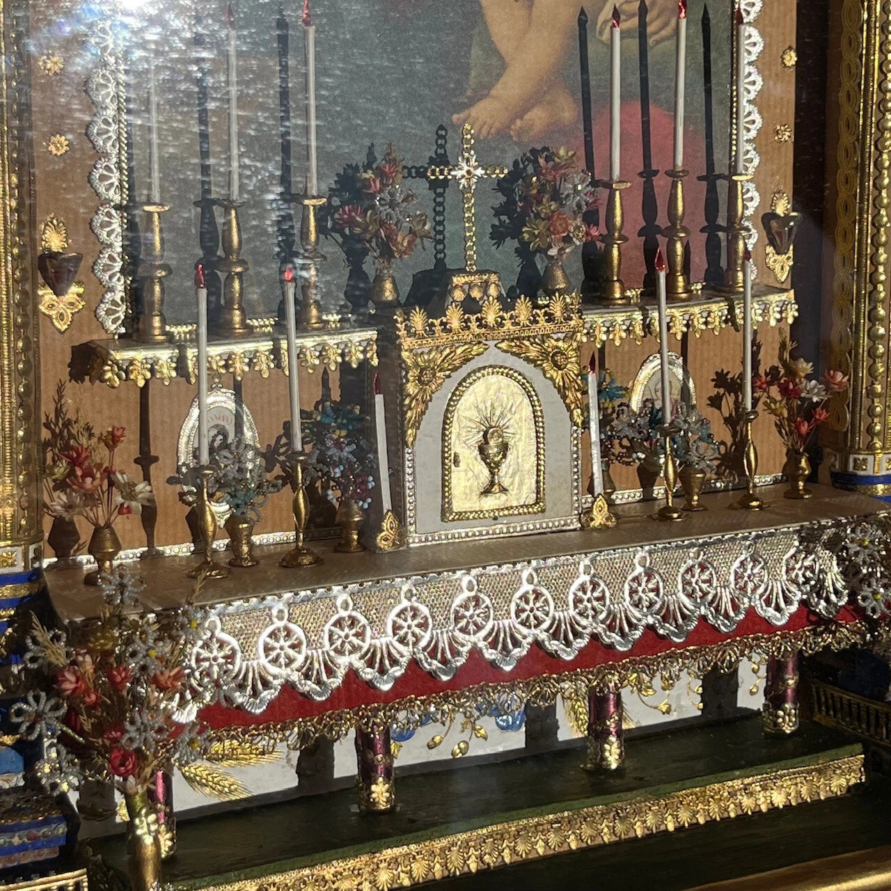 Diorama Reliquaire – Vierge à l'Enfant – Antiquité