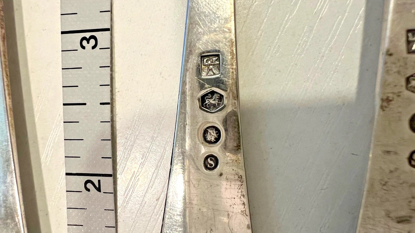 Lot 4 Fourchettes Anciennes Argent Massif