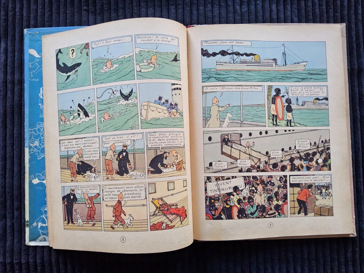 Tintin – Au Congo – B1 – Originale Première Édition Couleur – 1946
