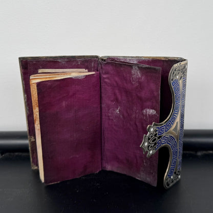 Carnet de Bal Argent Cloisonné XIXe Napoléon III