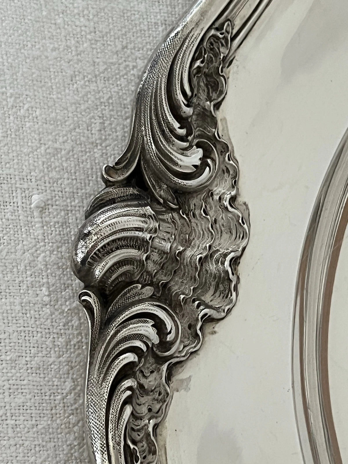 Plat Service Argent Massif Cardeilhac Louis XV