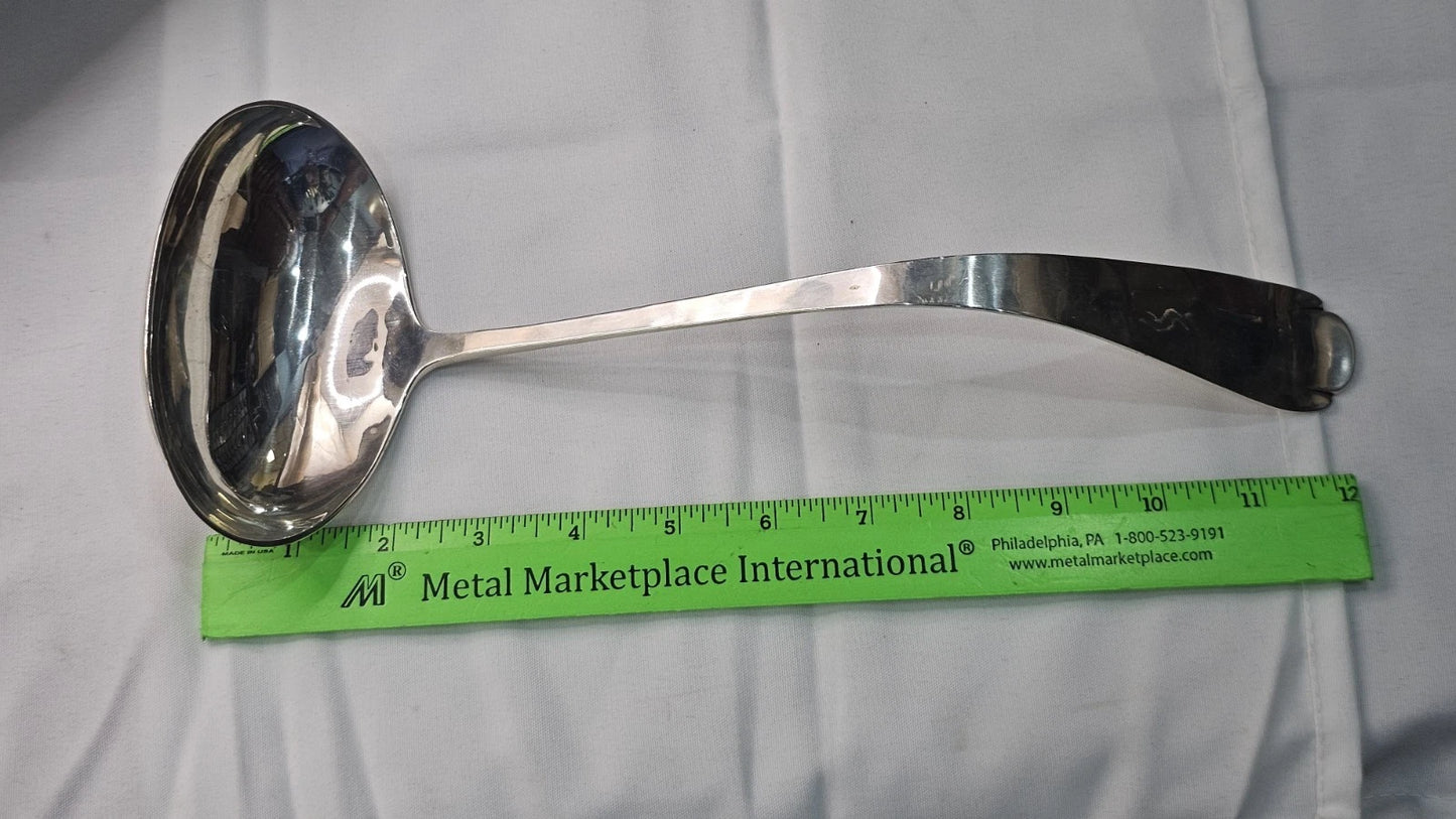 Louche Géante O.N.C. Sterling Argent Massif Forgé Main
