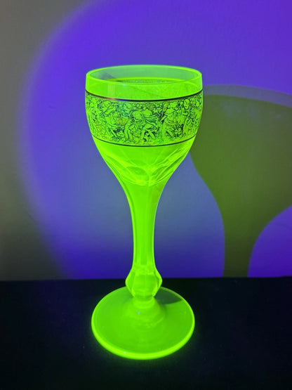 Coupe Art Déco Bohème Tchèque Moser – Signée