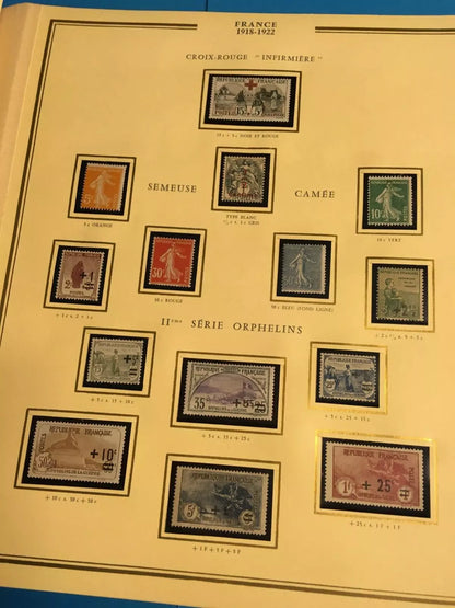 Collection Timbres Neufs France 1900-1940 — Album Ceres Presidence