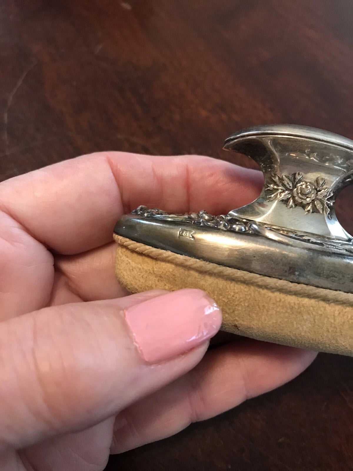 Nécessaire Toilette Ancien en Argent Sterling 10 Pièces
