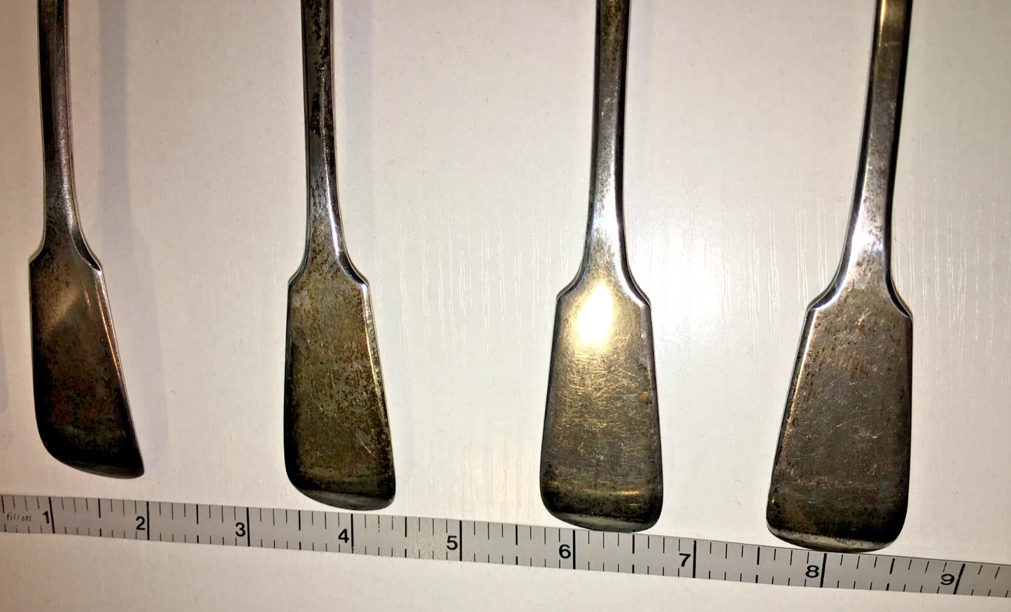 Lot 4 Cuillères de Service Anciennes Argent Massif